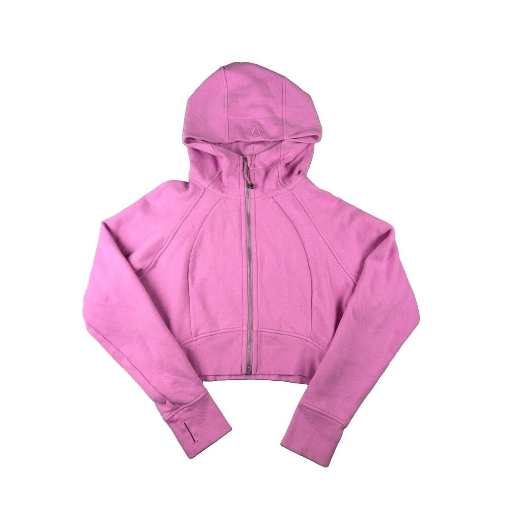 Lululemon Scuba Full-Zip Cropped Hoodie Size 8